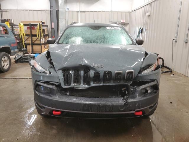 1C4PJMBS0EW256807 - 2014 JEEP CHEROKEE TRAILHAWK ნაცრისფერი ფოტო 5