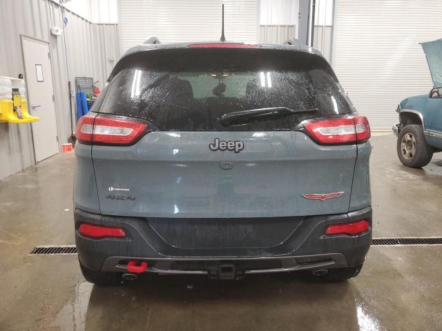 1C4PJMBS0EW256807 - 2014 JEEP CHEROKEE TRAILHAWK ნაცრისფერი ფოტო 6