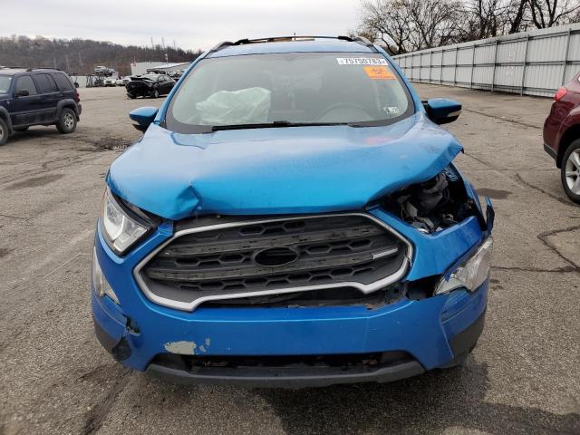 MAJ6P1UL6JC184513 - 2018 FORD ECOSPORT SE BLUE photo 5