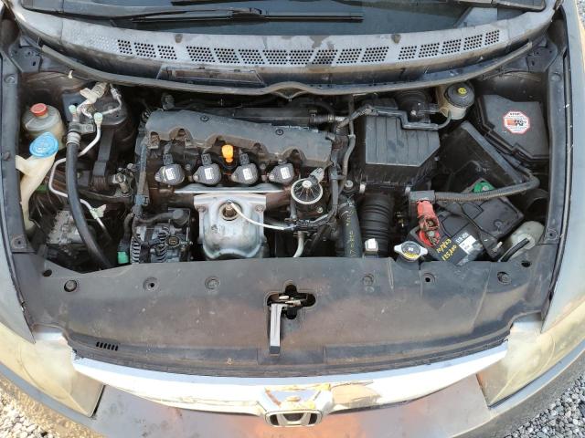 19XFA1F68AE065891 - 2010 HONDA CIVIC LX-S Մոխրագույն լուսանկար 11