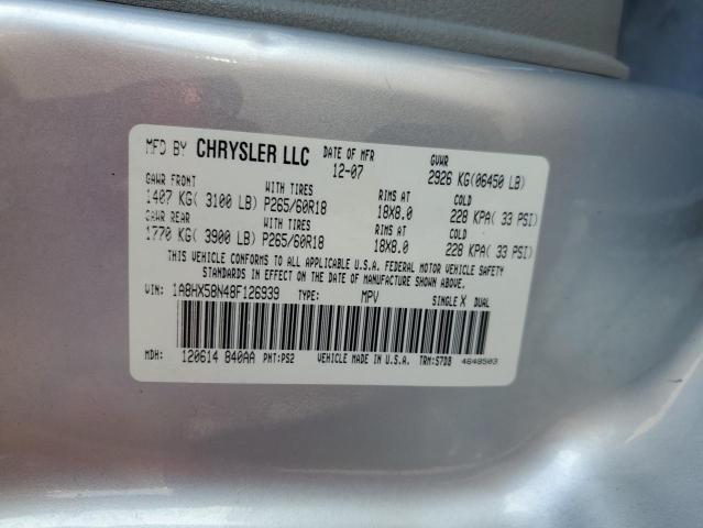 1A8HX58N48F126939 - 2008 CHRYSLER ASPEN LIMITED 银色 照片 13