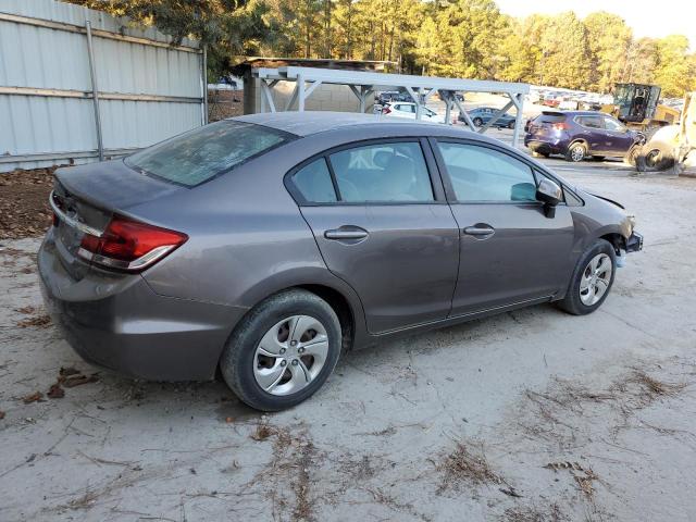 2HGFB2F5XDH567922 - 2013 HONDA CIVIC LX GRAY photo 3