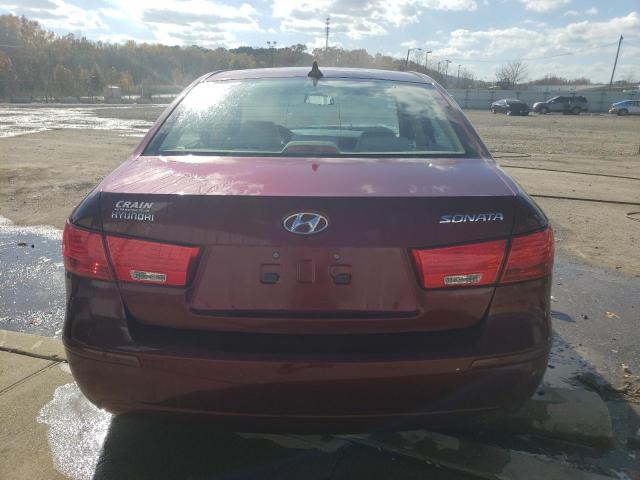 5NPET4AC9AH637387 - 2010 HYUNDAI SONATA GLS MAROON photo 6