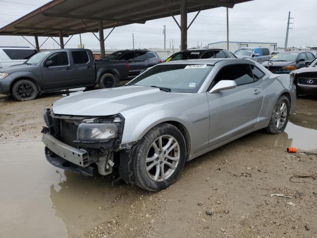 2G1FB1E37E9287386 - 2014 CHEVROLET CAMARO LT SILVER photo 1