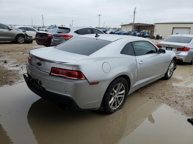 2G1FB1E37E9287386 - 2014 CHEVROLET CAMARO LT SILVER photo 3