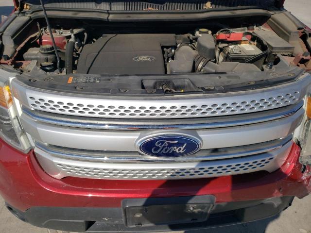 1FM5K7D80DGA07435 - 2013 FORD EXPLORER XLT RED photo 12