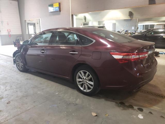 4T1BK1EB1DU042514 - 2013 TOYOTA AVALON BASE MAROON photo 2