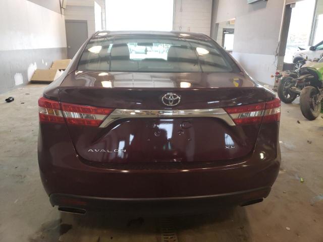 4T1BK1EB1DU042514 - 2013 TOYOTA AVALON BASE 栗色 照片 6