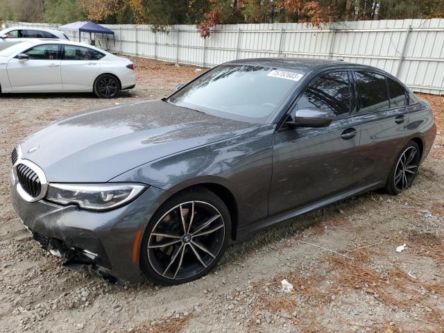 3MW5R7J04M8B58434 - 2021 BMW 330XI GRAY photo 1