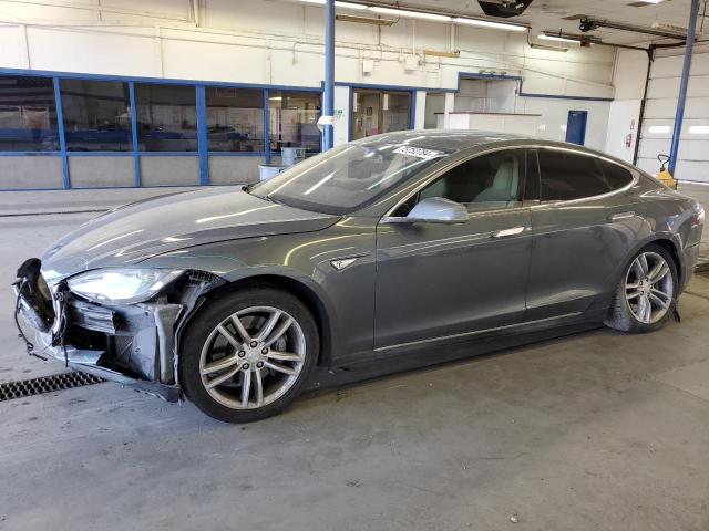 5YJSA1CN2DFP08633 - 2013 TESLA MODEL S GRAY photo 1