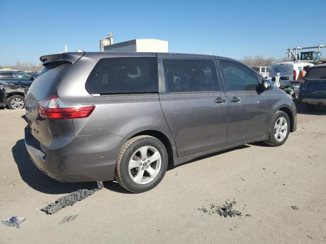 5TDZZ3DC7KS007272 - 2019 TOYOTA SIENNA GRAY photo 3