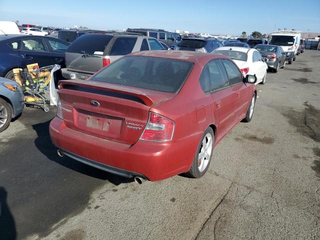 4S3BL676454203518 - 2005 SUBARU LEGACY GT LIMITED BURGUNDY photo 3