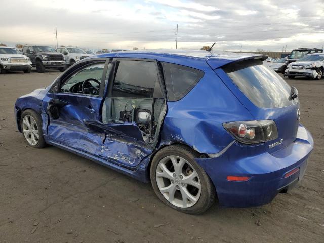 JM1BK343681868485 - 2008 MAZDA 3 HATCHBACK BLUE photo 2