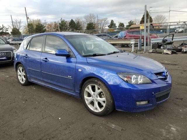 JM1BK343681868485 - 2008 MAZDA 3 HATCHBACK BLUE photo 4