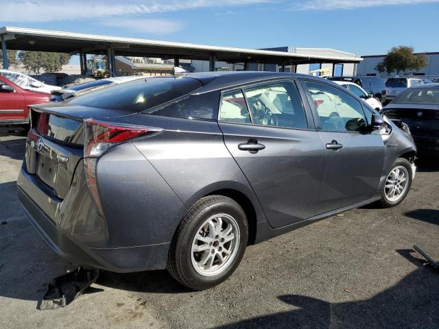 JTDKBRFU0H3027971 - 2017 TOYOTA PRIUS GRAY photo 3