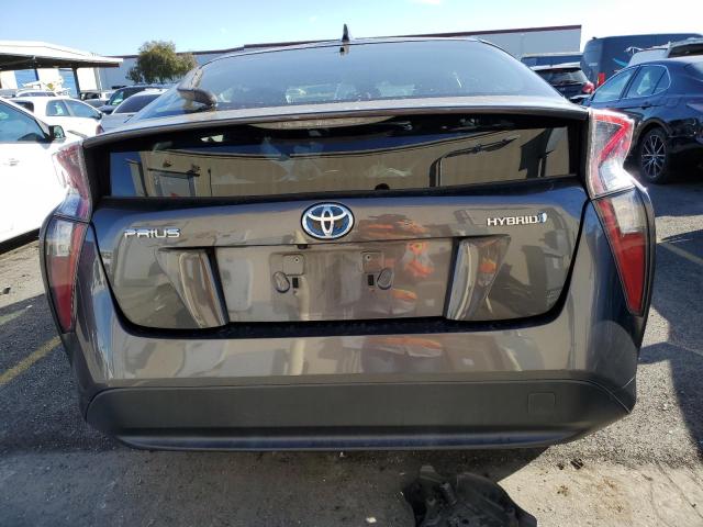 JTDKBRFU0H3027971 - 2017 TOYOTA PRIUS GRAY photo 6