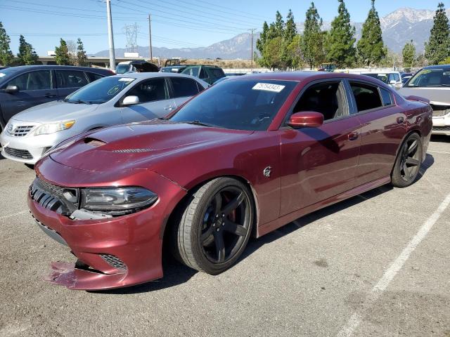 2C3CDXL91JH254208 - 2018 DODGE CHARGER SRT HELLCAT RED photo 1