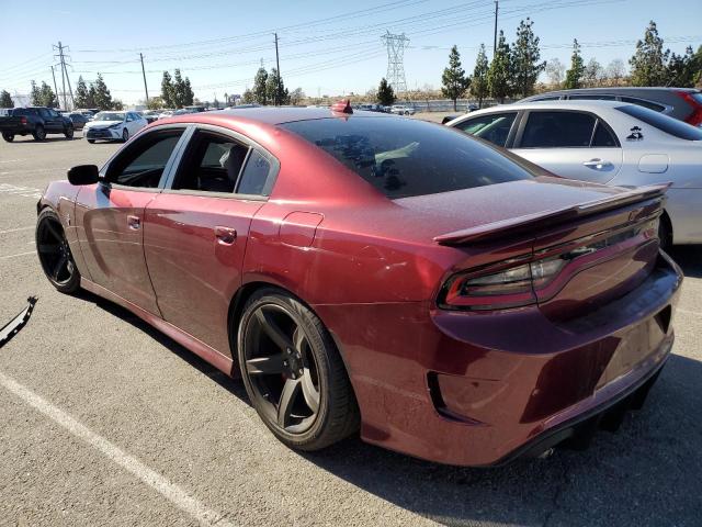 2C3CDXL91JH254208 - 2018 DODGE CHARGER SRT HELLCAT RED photo 2