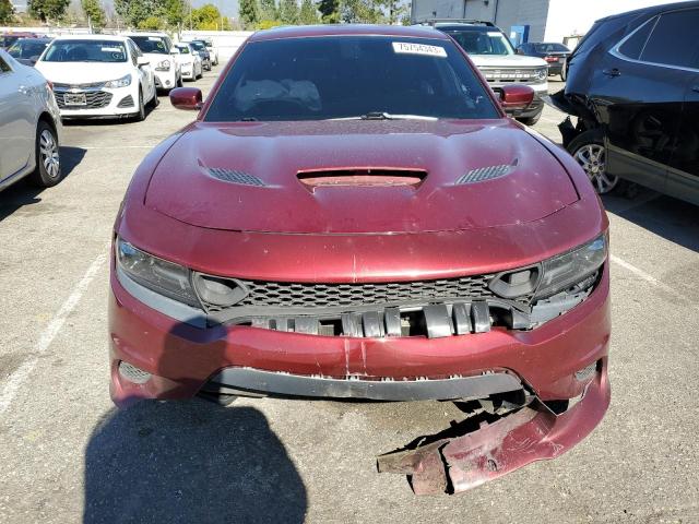 2C3CDXL91JH254208 - 2018 DODGE CHARGER SRT HELLCAT RED photo 5