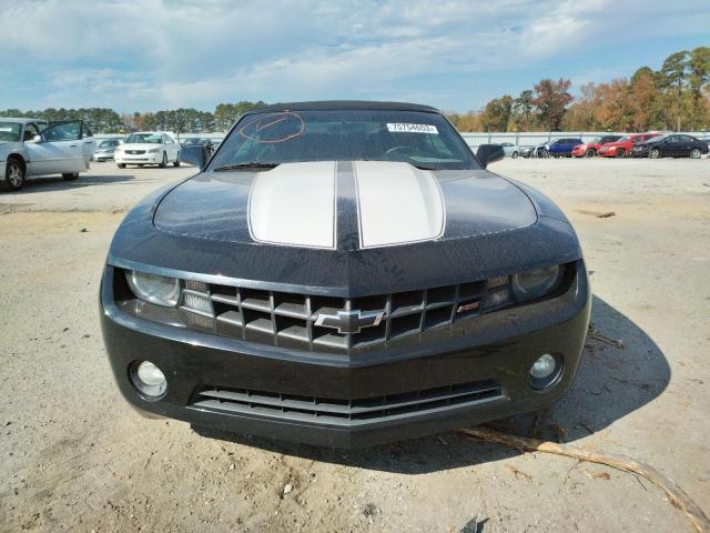 2G1FB3D3XC9209744 - 2012 CHEVROLET CAMARO LT BLACK photo 5