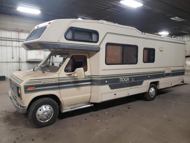 1FDKE30L2HHC09335 - 1987 FLEETWOOD TIOGA E350 CUTAWAY VAN TAN photo 2