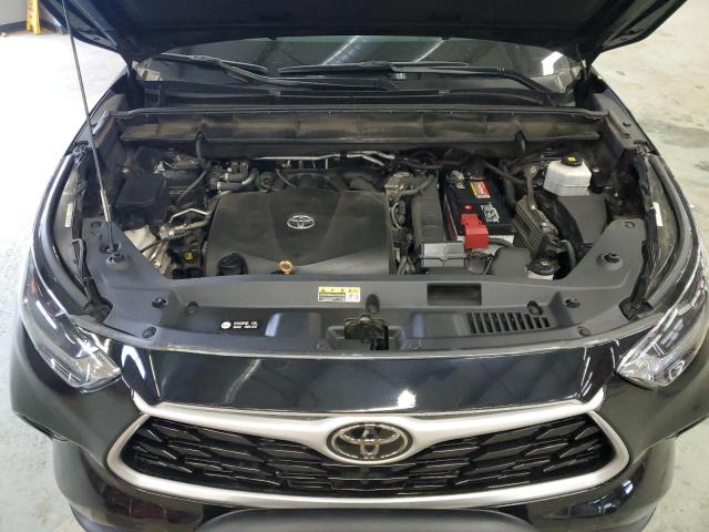 5TDGZRBH0MS552161 - 2021 TOYOTA HIGHLANDER XLE BLACK photo 12