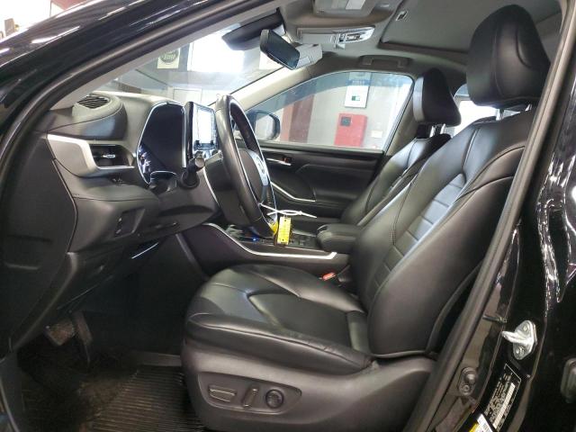 5TDGZRBH0MS552161 - 2021 TOYOTA HIGHLANDER XLE BLACK photo 7