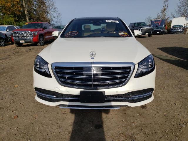 WDDUG8GB1KA427614 - 2019 MERCEDES-BENZ S 560 4MATIC WHITE photo 5