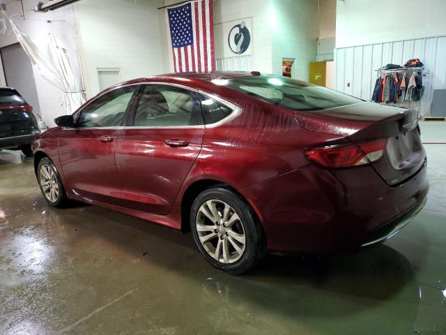 1C3CCCAB0FN695571 - 2015 CHRYSLER 200 LIMITED BURGUNDY photo 2