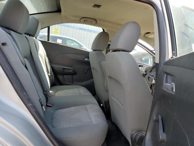 1G1JA5SH6C4106900 - 2012 CHEVROLET SONIC LS ვერცხლისფერი ფოტო 10