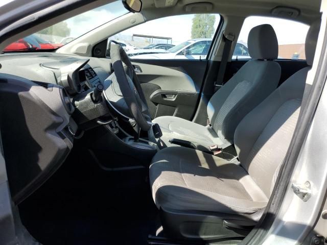 1G1JA5SH6C4106900 - 2012 CHEVROLET SONIC LS ვერცხლისფერი ფოტო 7