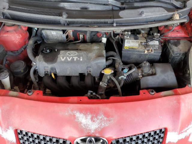 JTDJT923475111607 - 2007 TOYOTA YARIS RED photo 11