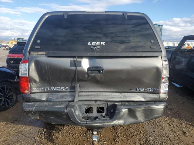 5TBDT48176S516769 - 2006 TOYOTA TUNDRA ACC DOUBLE CAB LIMITED GRAY photo 6