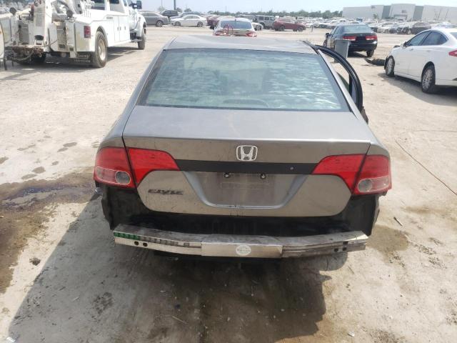 1HGFA16586L144761 - 2006 HONDA CIVIC LX TAN photo 6