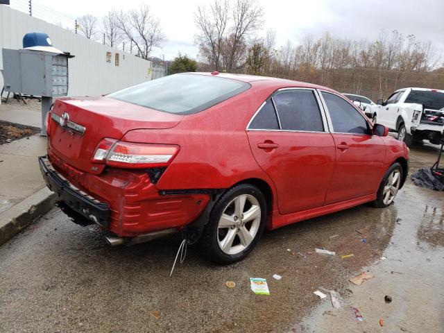 4T1BF3EKXAU520876 - 2010 TOYOTA CAMRY BASE RED photo 3