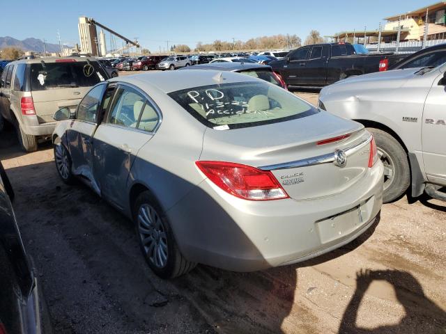 W04GT5GC5B1003048 - 2011 BUICK REGAL CXL SILVER photo 2