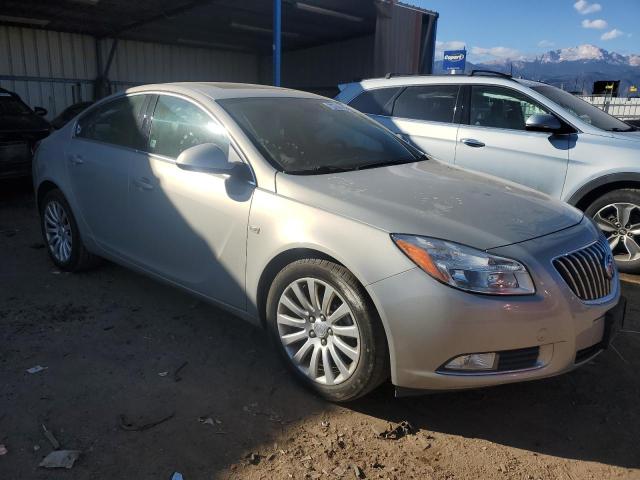 W04GT5GC5B1003048 - 2011 BUICK REGAL CXL SILVER photo 4