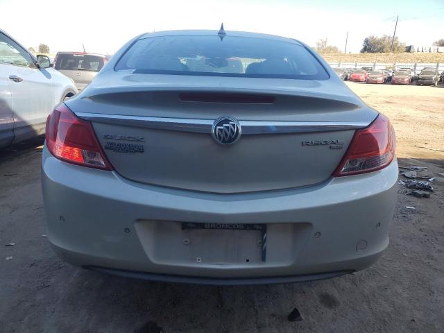 W04GT5GC5B1003048 - 2011 BUICK REGAL CXL SILVER photo 6