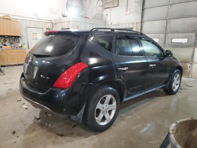 JN8AZ08W33W238515 - 2003 NISSAN MURANO SL BLACK photo 3