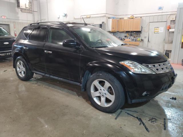 JN8AZ08W33W238515 - 2003 NISSAN MURANO SL BLACK photo 4