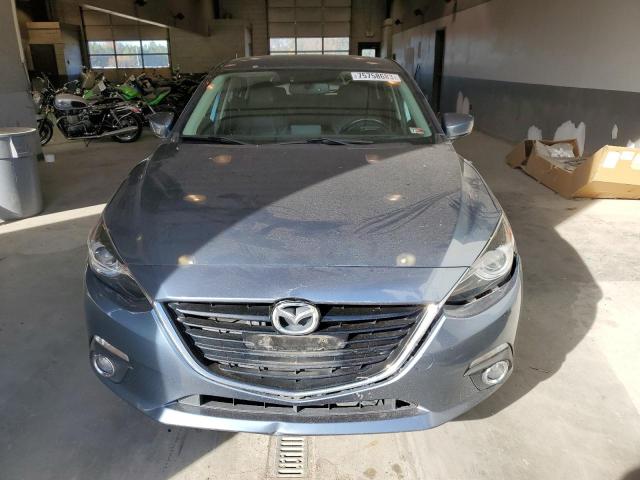JM1BM1M34F1249864 - 2015 MAZDA 3 HATCHBAC GRAND TOURING BLUE photo 5