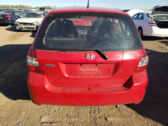 JHMGD38488S036626 - 2008 HONDA FIT RED photo 6