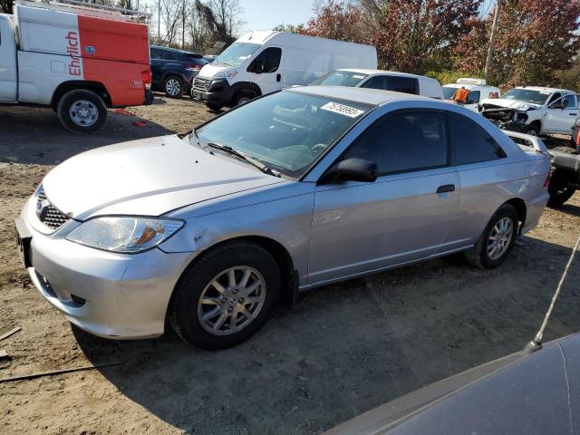 1HGEM22714L063369 - 2004 HONDA CIVIC HX SILVER photo 1