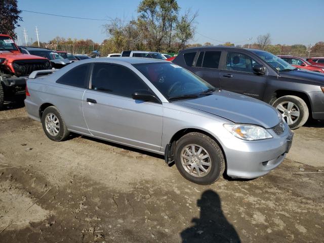 1HGEM22714L063369 - 2004 HONDA CIVIC HX SILVER photo 4