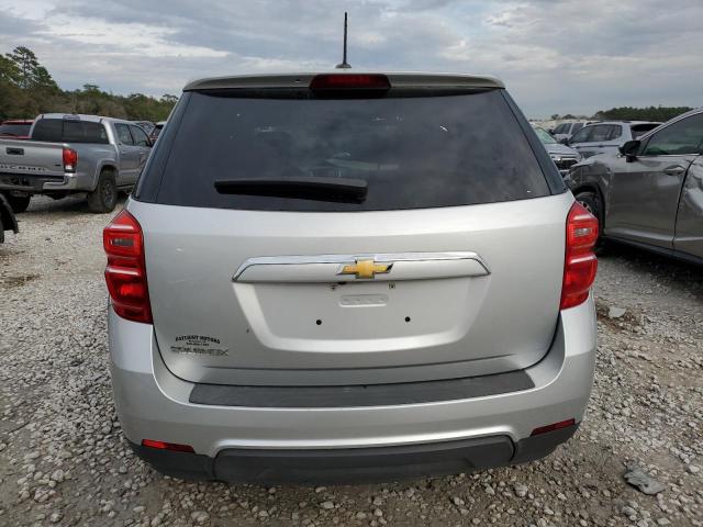 2GNALBEKXH1572900 - 2017 CHEVROLET EQUINOX LS SILVER photo 6