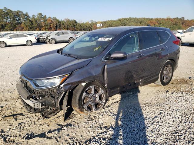 7FARW2H52JE088672 - 2018 HONDA CR-V EX GRAY photo 1