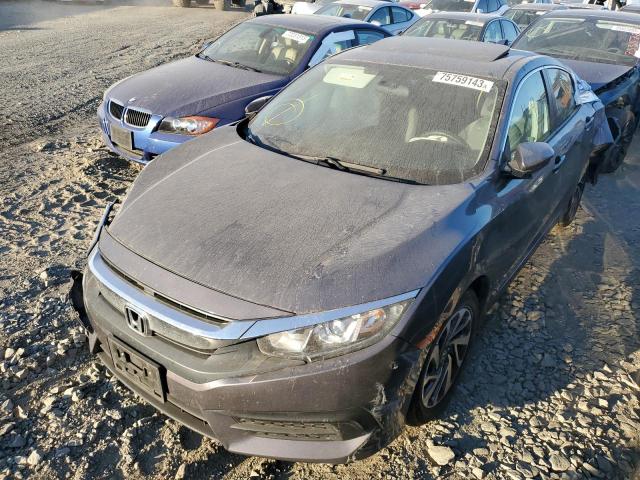 2HGFC2F76JH575400 - 2018 HONDA CIVIC EX GRAY photo 1