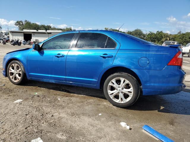 3FAHP0HA5CR428958 - 2012 FORD FUSION SE BLUE photo 2