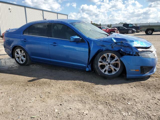 3FAHP0HA5CR428958 - 2012 FORD FUSION SE BLUE photo 4