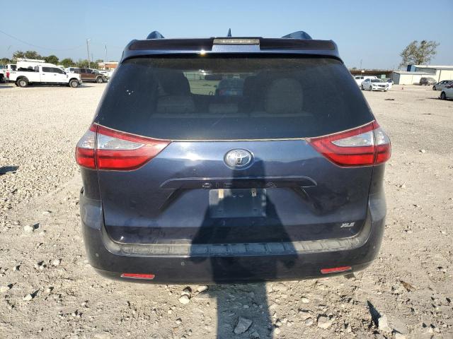 5TDYZ3DC6KS015200 - 2019 TOYOTA SIENNA XLE BLUE photo 6